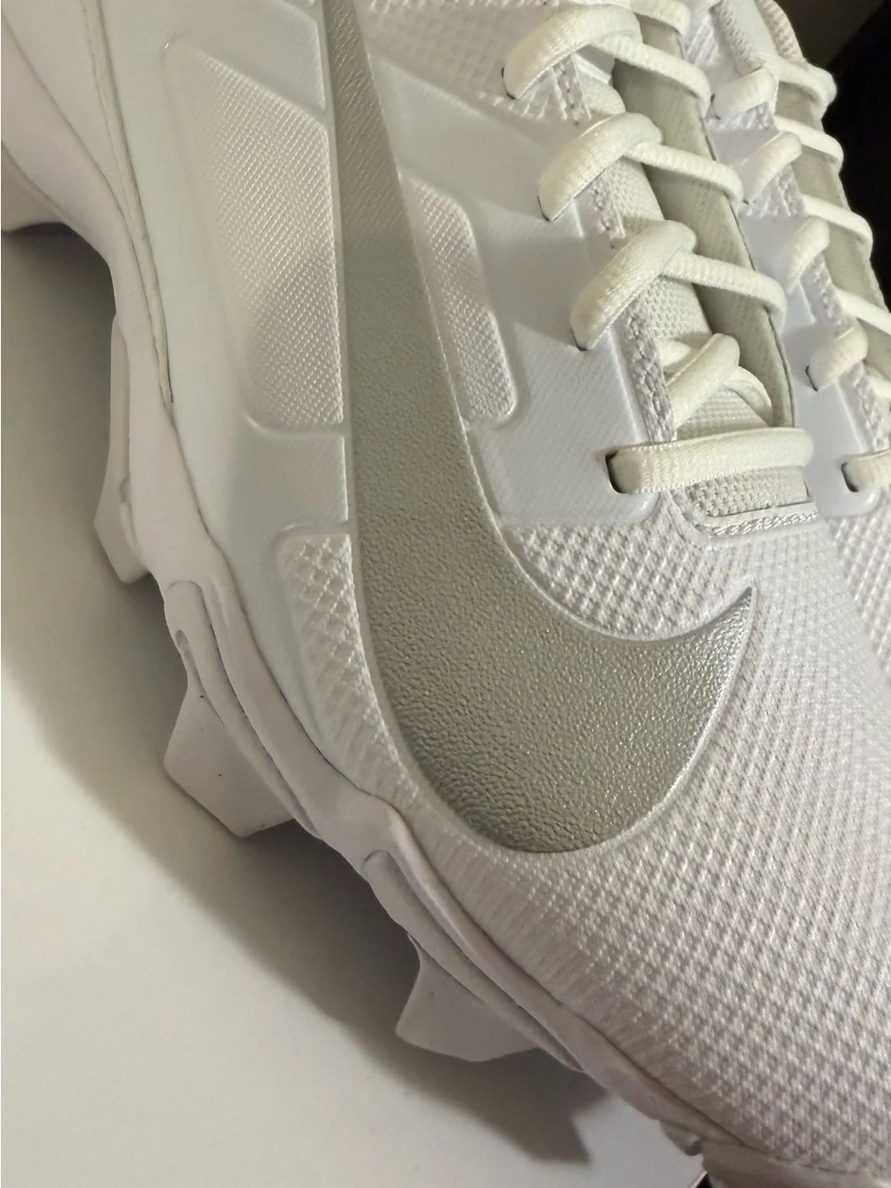 Nike White Silver Athletic